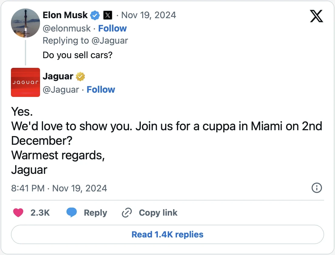 Elon Musk’s Response