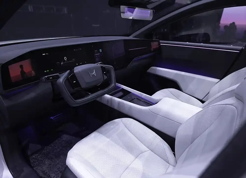 Interior of the 0 SUV